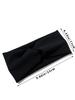 Women's Solid Cross Hair Band for Sports Fitness Running Yoga - Casual Comfortable Hairband