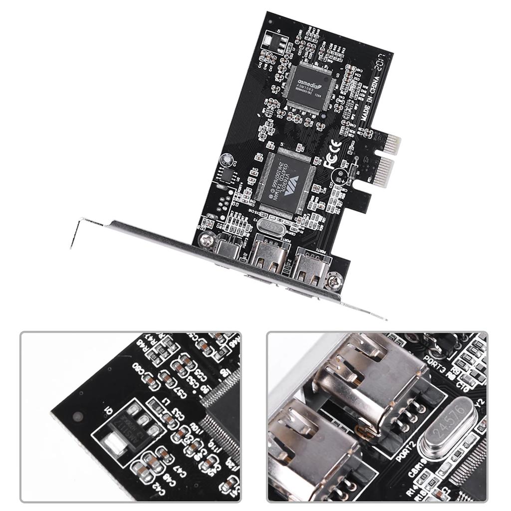 1394a Controller Card Firewire Controller Card PCI-E PCI Express FireWire 1394a IEEE 1394 Controller Card with Firewire Cable