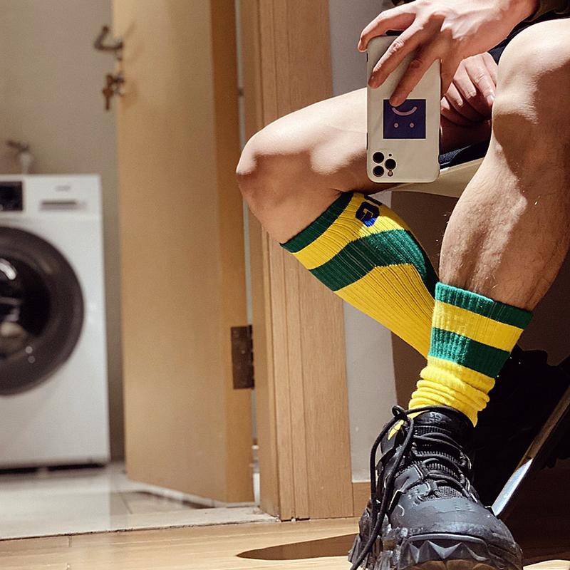 Socks Fashion Calcetines Hombre Meias High Tube Socks For Men Cotton Basketball Ropa De Hombre Sport Socks