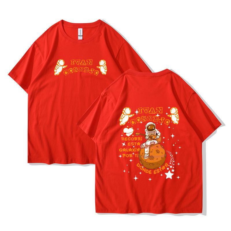 Grenzüberschreitender Außenhandel Kurzarm-T-Shirt-Druck Ivan Cornejo Sale Para Ser Feliz Herren und Damen Freizeit