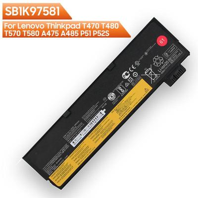 Replacement Laptop Battery SB1K97581 For Lenovo Thinkpad T570 T470 T580 T480 A475 A485 P51 P52S 61+