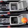 Car Armrest Storage Box for Volkswagen VW T-cross Tcross 2018 - 2023 Console tray Container Case  Accessories