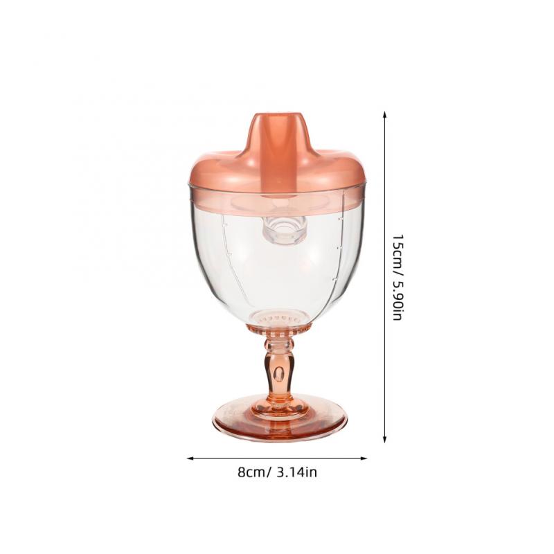 2pcs Baby Cups Goblet Shape Safety Antidrop Toddlers Mealtime
