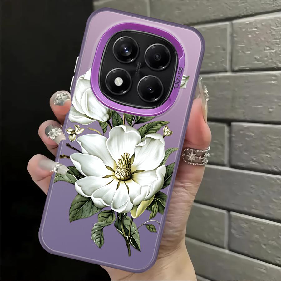 Case for Xiaomi Mi 12T Pro 13T 11 Lite Back Phone Cover Flowers Silicone