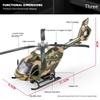 1/64 Scale Military Helicopter Alloy Toy Model with Retroactive Motion, Sound & Light Effects - Ideal for Kids' Play & Collectio
