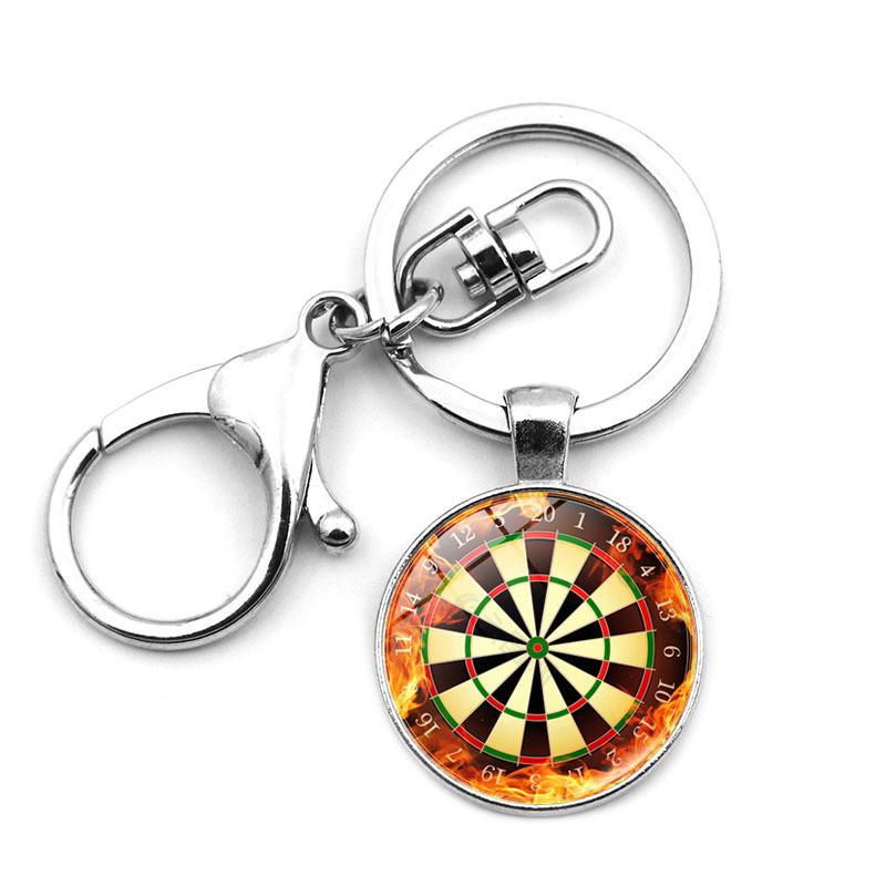 

Дартс Мишень Дартс Металлическая Застежка-Лобстер Брелок для Ключей Автомобиля Подвеска Простота 6