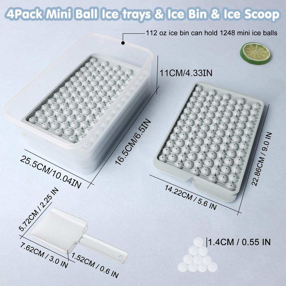 

Маленький лоток для льда Многоразовые формы для коктейльного льда Формы с легким извлечением Контейнер на 104 ячейки Для охлаждения напитков Семейные встречи Коктейли