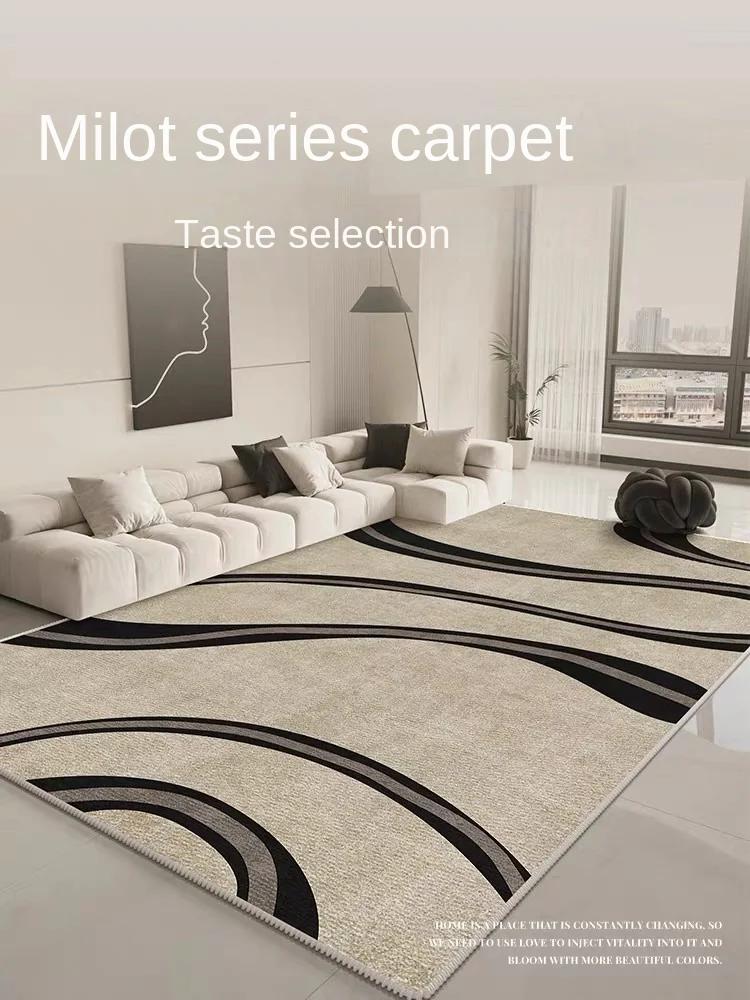 New Style Living Room Carpet, Bedroom Coffee Table, Dark Floor Mat Home Decoration