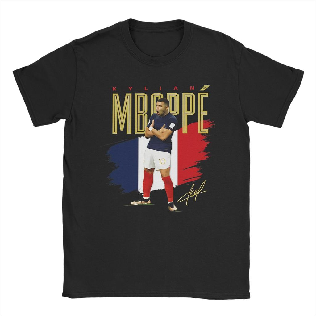 Magliette Unisex Divertenti Meme Dittatore di Mbappé Calcio Vintage Manica Corta Girocollo 100% Cotone Abbigliamento Stampato