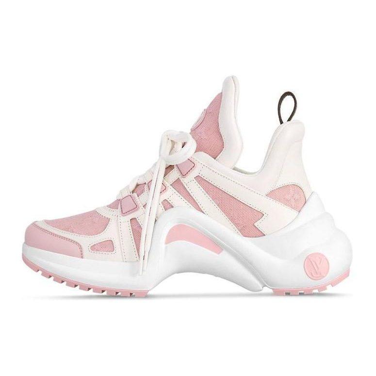 Louis Vuitton Archlight High Top Casual Shoes Women's Pink 1ACL0E