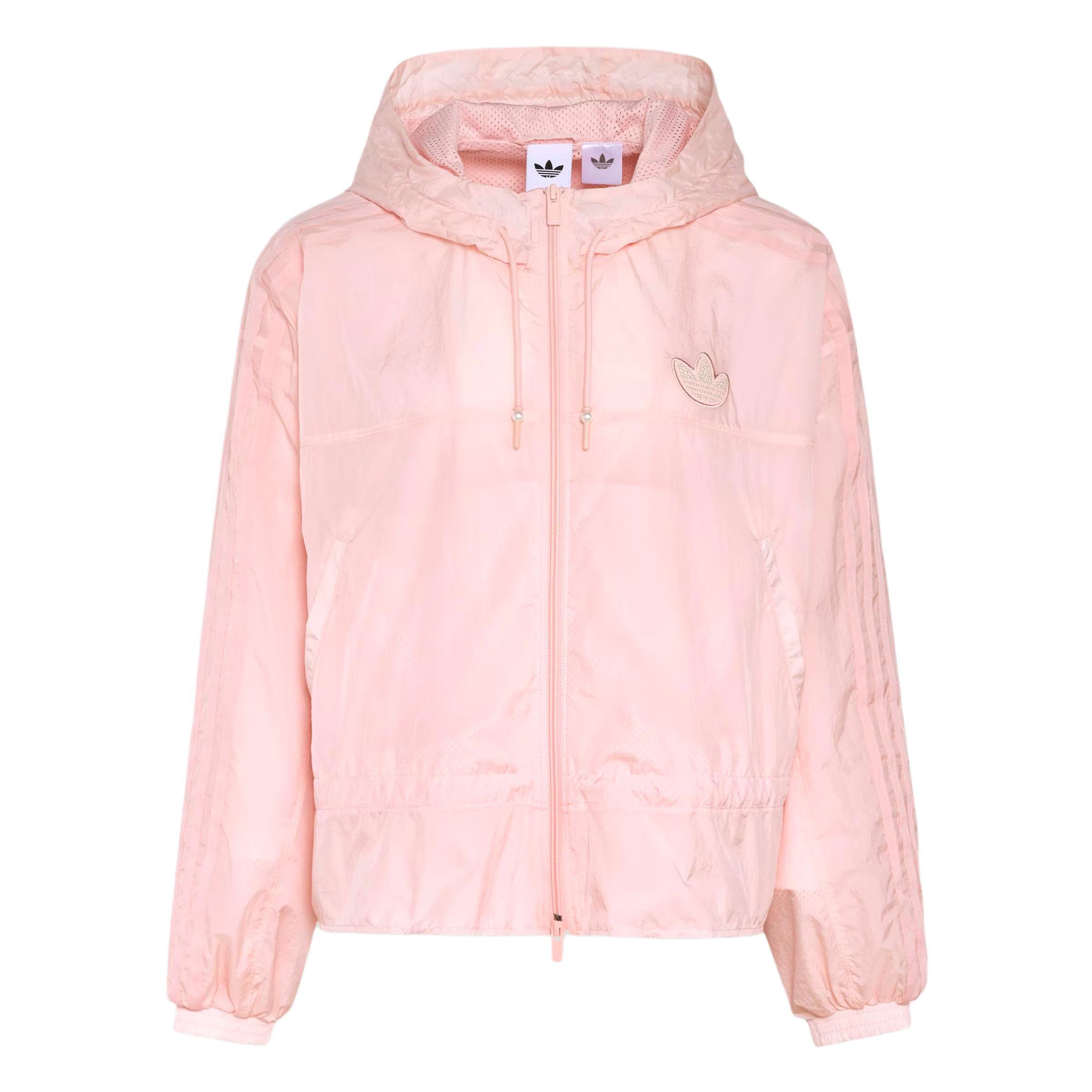 Adidas Originals P Windbreaker Woven Sports Loose Hooded Jacket Women Jacket KS2876 S