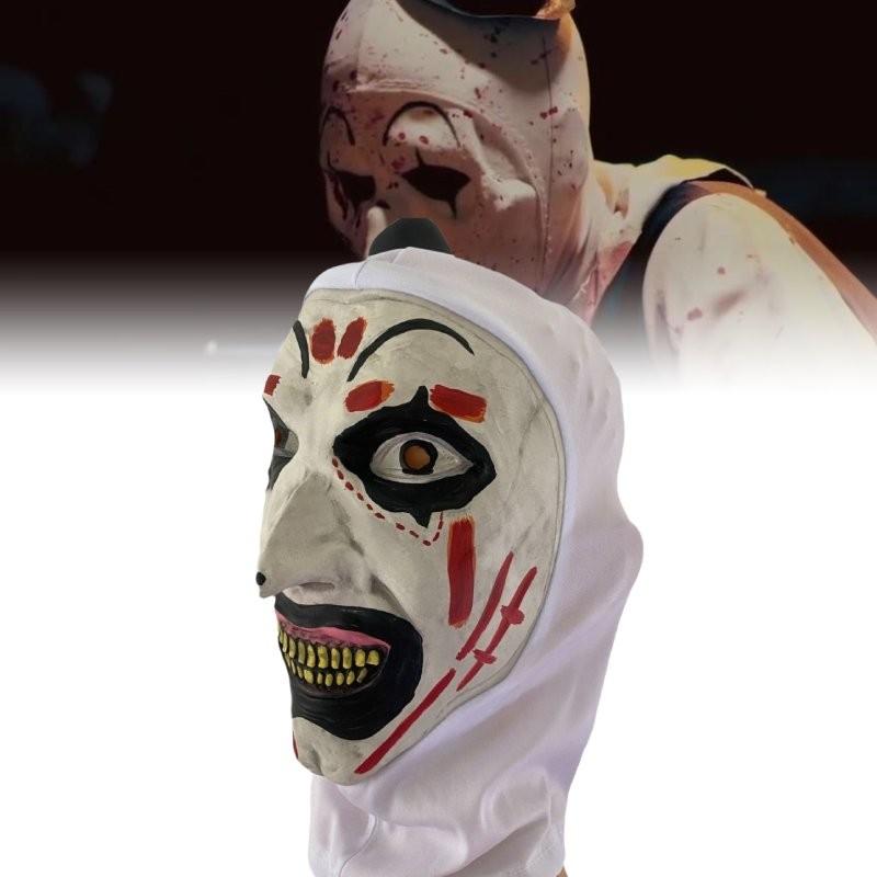2024 New Clown Mask Headpiece Scary Latex Costume For Halloween And Party Fun