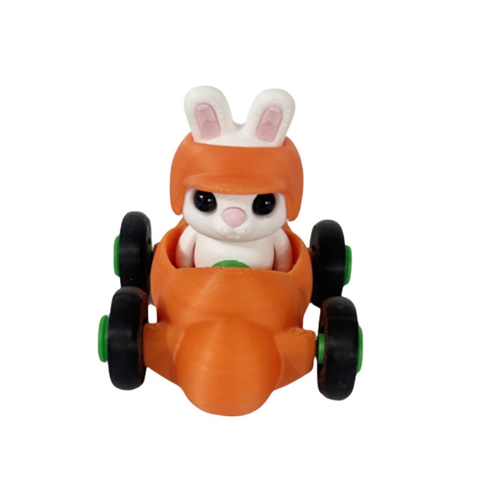 

Спящий кролик, управляющий украшением, интересное украшение для рабочего стола One Size шафрановый