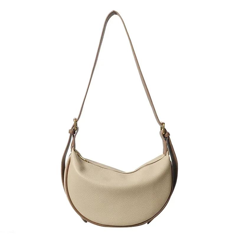 

Simple Solid Pu Personality Crossbody Bags Casual Fashion Luxury Sense Classic Shoulder Bag Premium Durable Quality