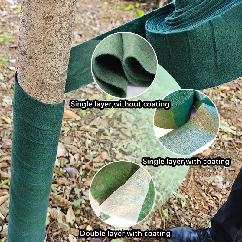 Tree Protector Wrap For Winter Freeze Protection- Breathable Trunk Bark Guard Away From Deer Animal, For Shrub Young Tree Plants