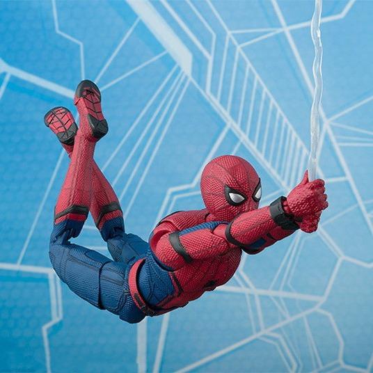 Marvel Spider-Man Homecoming Actionfigur SHF Rucksack Beweglich 6 Zoll Sammlerstück