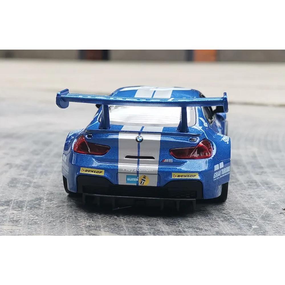 1/32 BMW M6 GT3 Rally Car Alloy Model Car Toy Diecasts Casting Sound and Light Car Toys for Children Vehicle