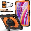For Xiaomi Redmi Pad Pro 5G/Pad Pro/Poco Pad 4G Case Kickstand Silicone+PC Tablet Cover with Shoulder Strap