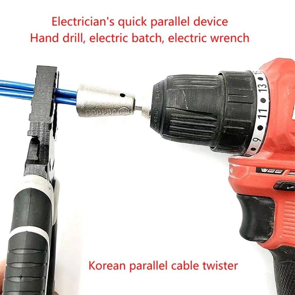 Metal Wire Stripper Automatic Twisting Splitter Cable Device Wire Twisting Tool  Power Drill