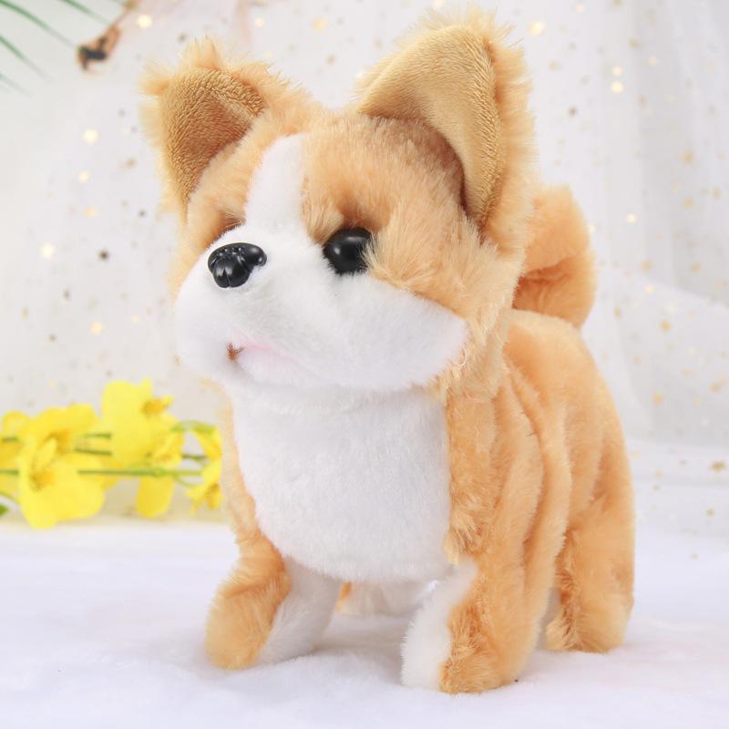 Electric Plush Pet: Jumping Sound Teddy Dog & Wagging Tail Husky