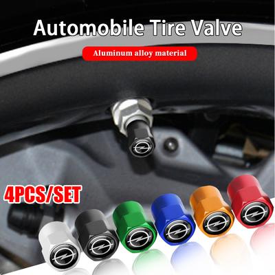 4Pcs Car Styling Metal Tire Valve Stem Cap Rim Accessories For Corsa Astra OPC Zafira Mokka Antara Ampera Insignia GTC Adam