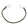 Stretch Cord Rubber Rope Aluminum Alloy Hook Both Ends Hook Climbing Buckle High Elasticity 8mm Diameter Elastic Cord Cargo Luggage Securing Camping