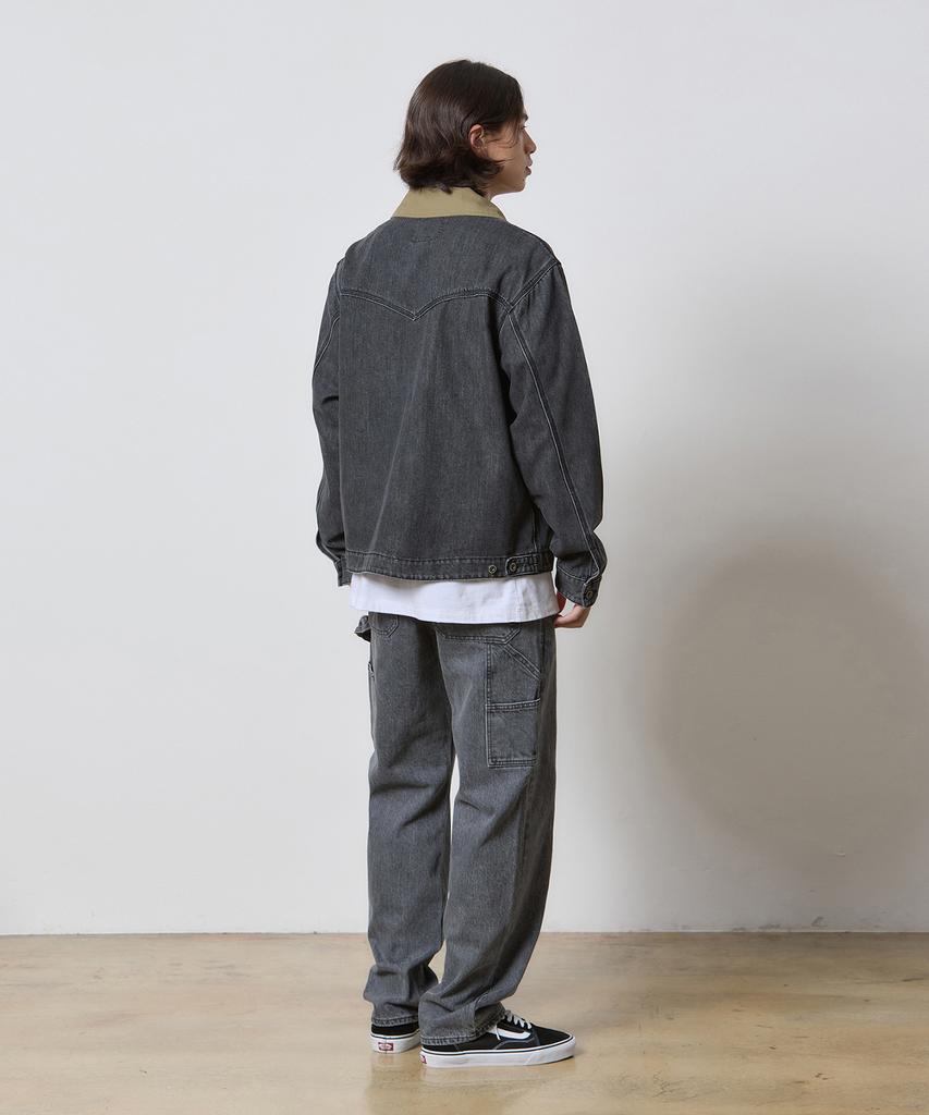 RYUL+WAI Denim Carpenter Pants Gray K5