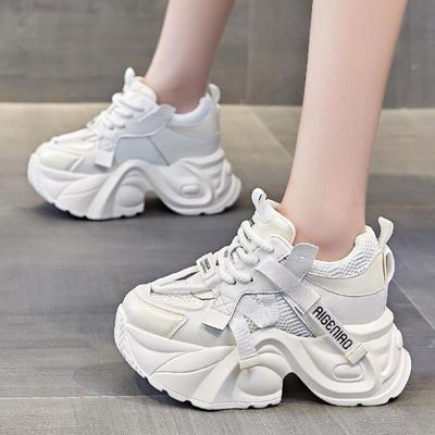 Sports Sandals for Women In Spring , New Thick Soled Breathable Hollow Out Dad Shoes, Small Height Increasing Women's Shoes