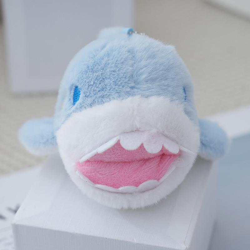 Очаровательный Плюшевый Брелок Акула Китовая Мягкая Игрушка Наполнитель ПП Хлопок Синий Розовый