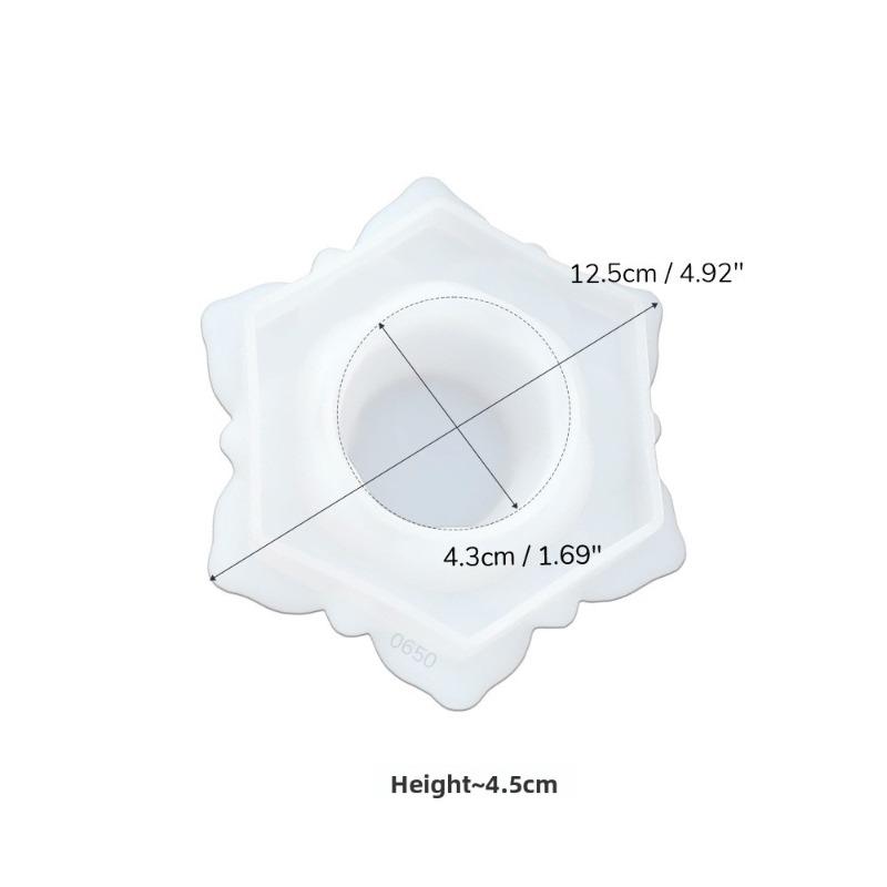 

Flower Candlestick Silicone Casting Silicone Molds Candles Holders Mold, for DIY Jewelry Box,Candy Box Home Table Decoration
