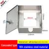 Scatola con Presa Interruttore in Acciaio Inossidabile, Impermeabile e Chiusurabile per Caricabatterie Veicoli Elettrici