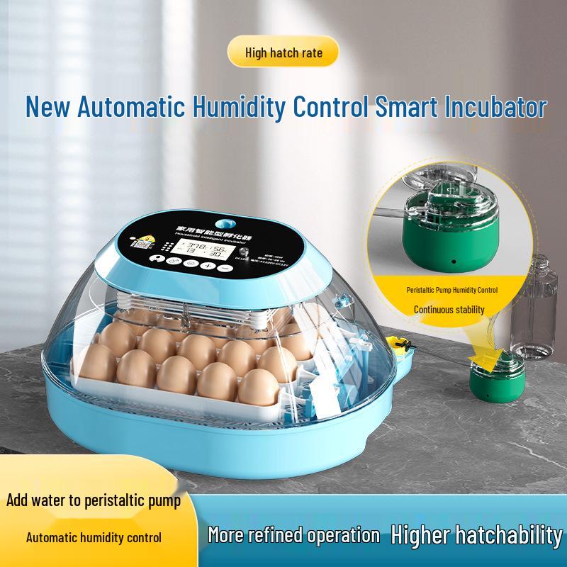 Smart Egg Incubator for Small Households - Ideal for Chicken, Duck, Goose, Pigeon, and Quail Eggs.