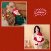 Christmas Decor Props Ornaments Cartoon Cute Christmas Tree Pillow Plush Santa Claus Cushion Pillow Xmas New Year Kids Gift