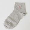 Cotton Blend Puppy Logo Ankle Socks 3-Piece Set HISS3E200WT
