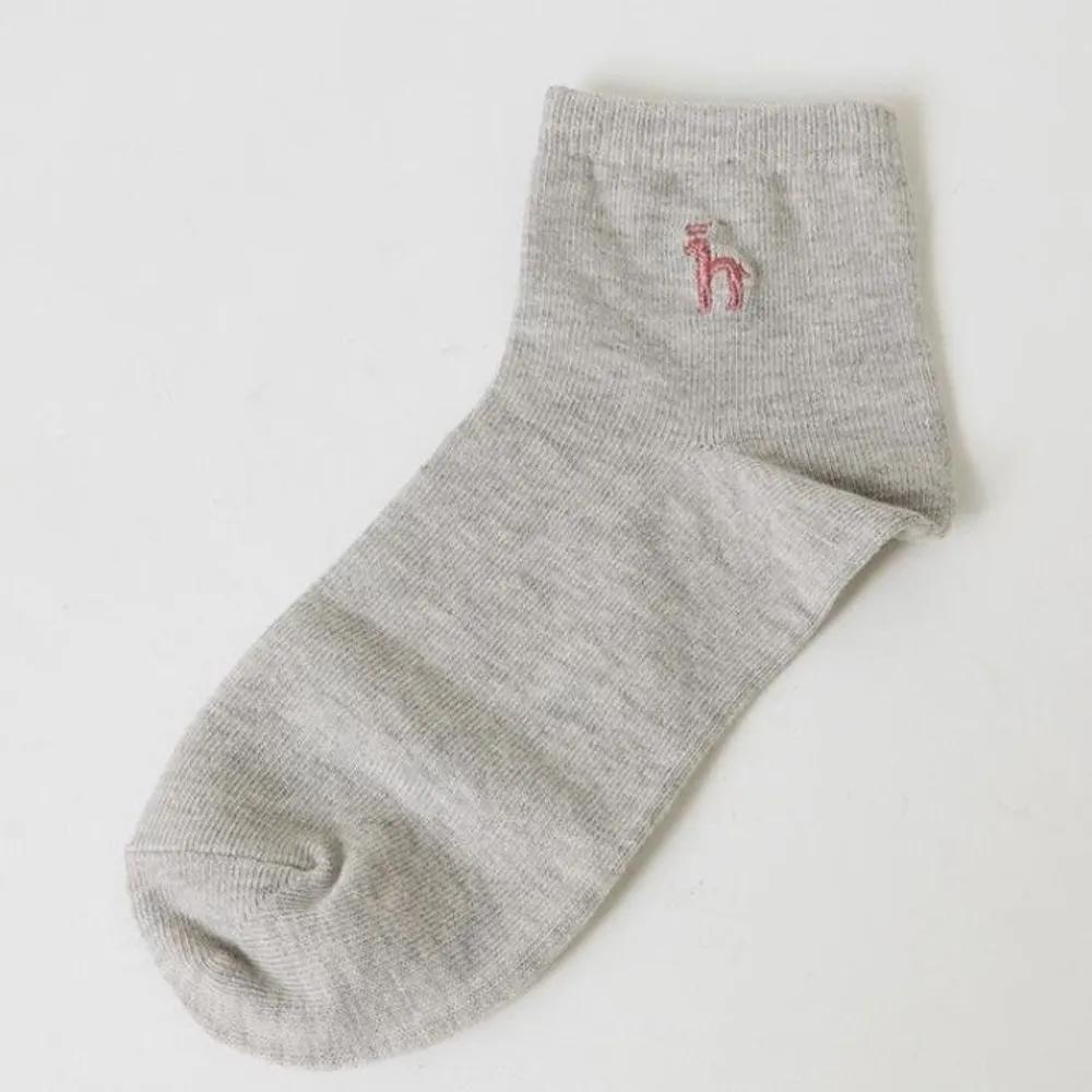 Cotton Blend Puppy Logo Ankle Socks 3-Piece Set HISS3E200WT