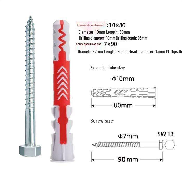 Fischer Extra-Long Expansion Tube Screw Bolt for Hollow and Aerated Concrete Walls