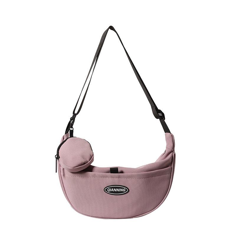 Stylish Minimalist Dumpling Bag Spacious Korean Women Shoulder Crossbody Bag Versatile Everyday Shopping Tote