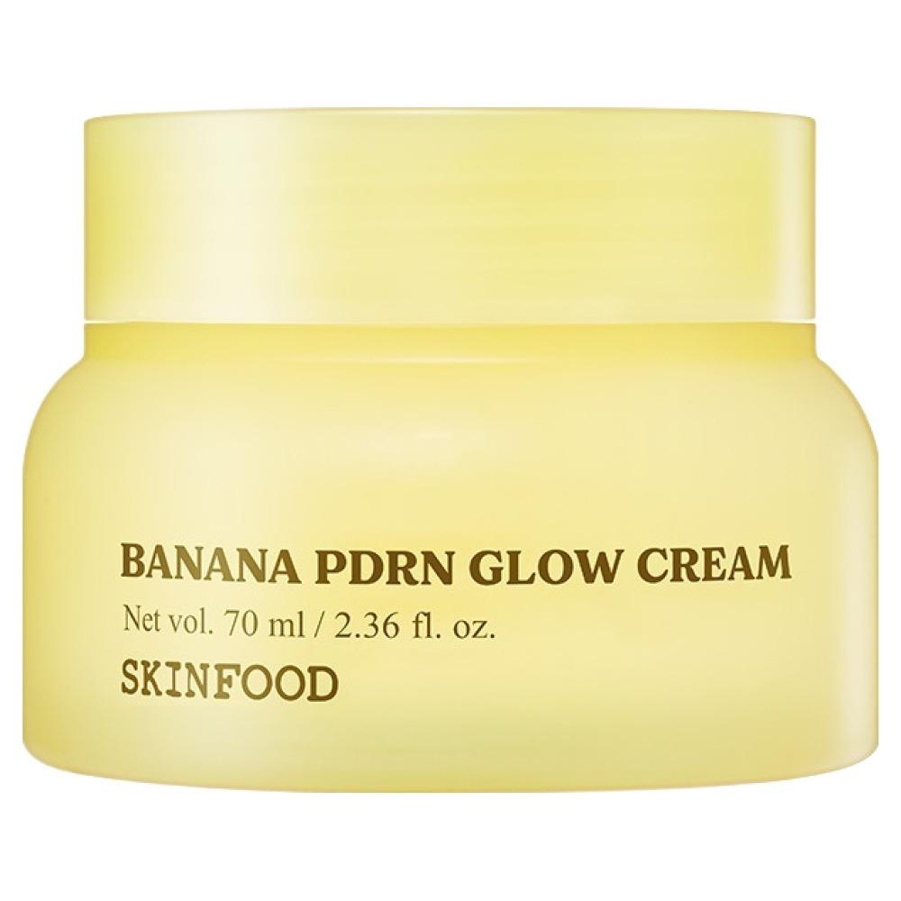 SKINFOOD Banana PDRN Glow Cream 70ml - Nourishing & Anti-Aging Face Moisturizer for Radiant Skin - Korean Skincare