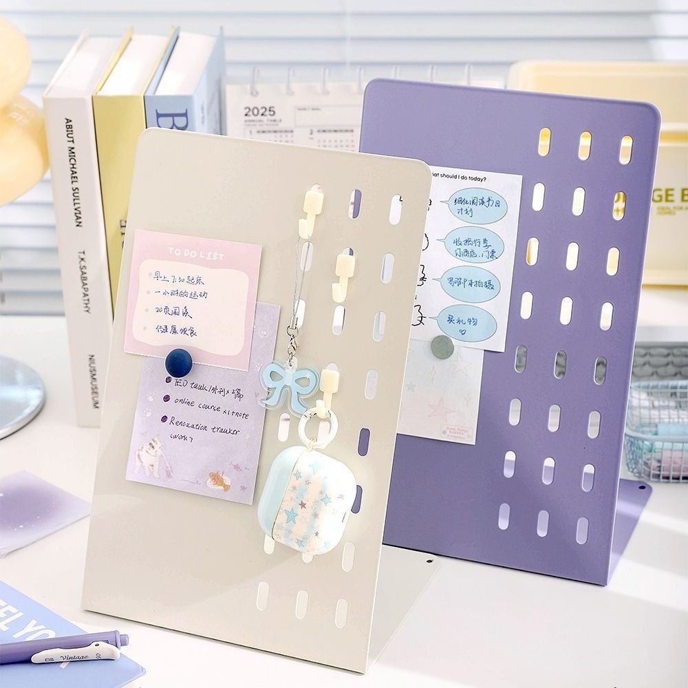 With Pegboard Magnetic Display Board Vertical Desktop Storage Rack  Desktop Organization