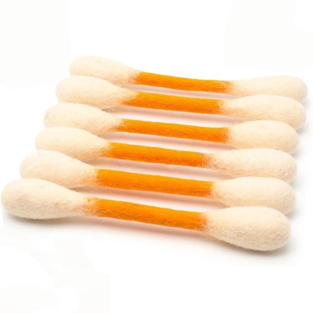 Cotton Swabs Toys With Catnip, 6 Pk Giant Chew Sticks For Indoor Boredom, Ropes, Big Interactive Play Lover Gift Accessories