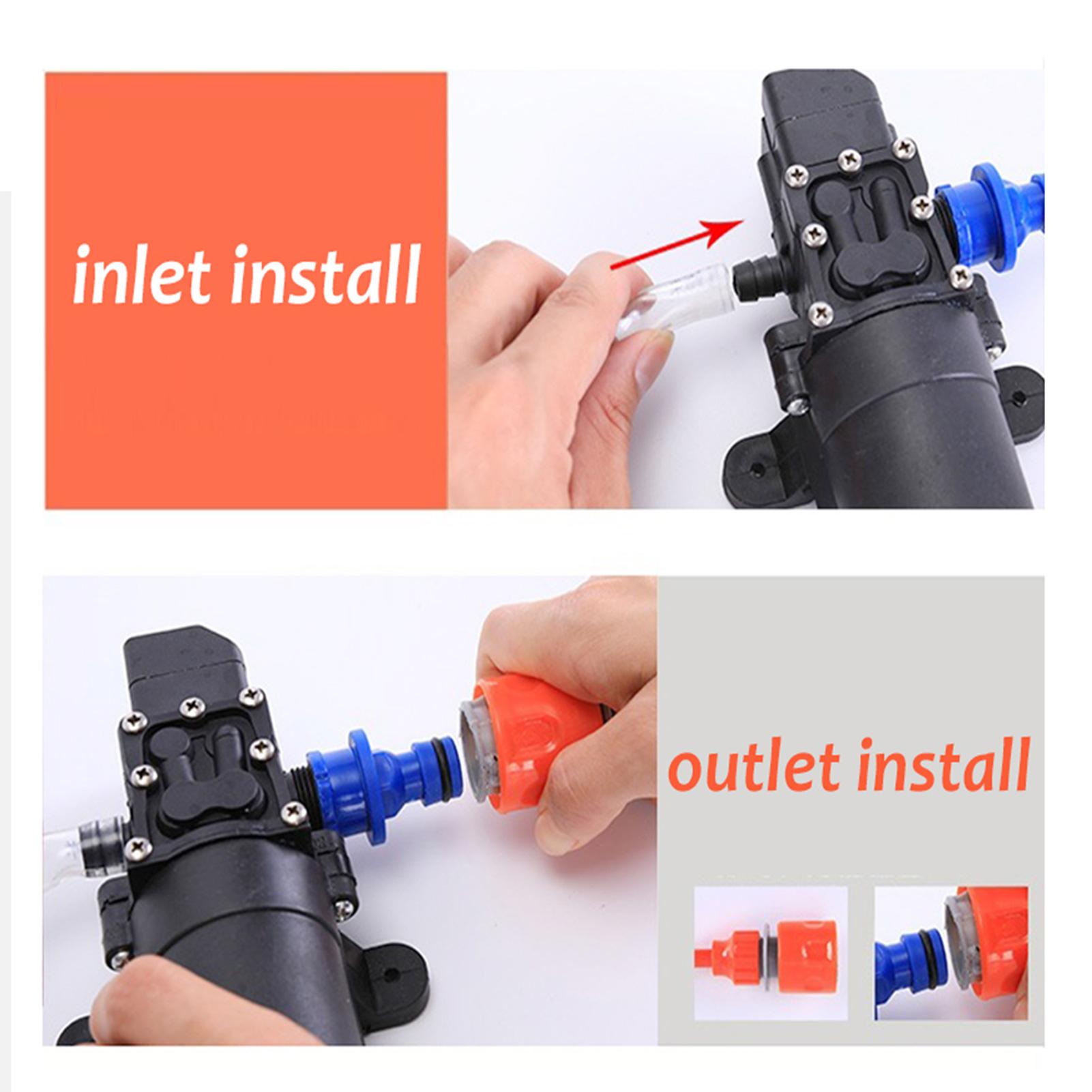 

High Pressure Car Washing Machine Kit 12V Electric Pump + Wash Sprayer 2 Modes + Power Cable + Hoses