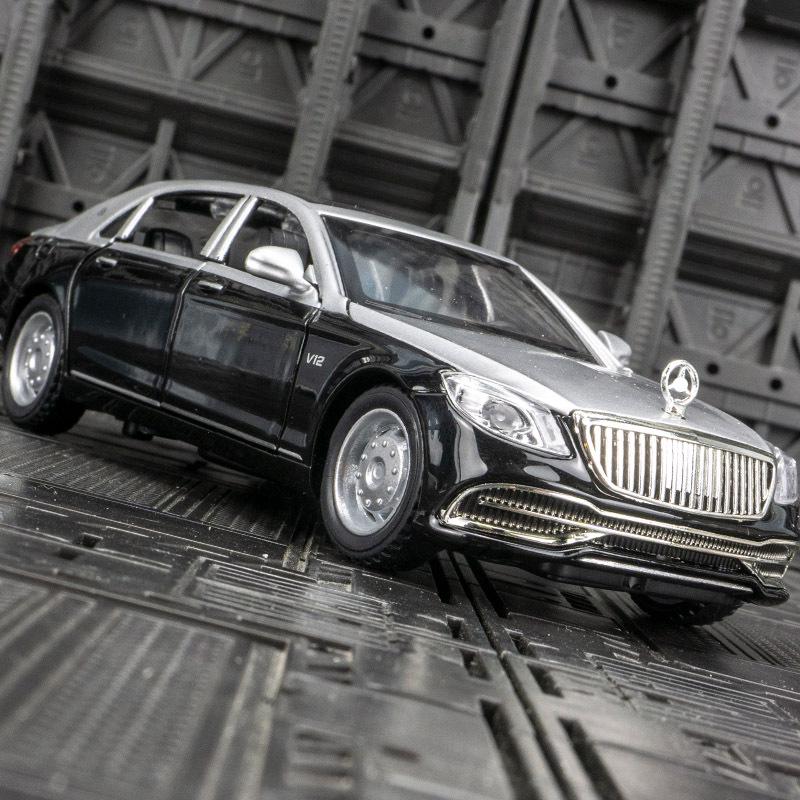 Jiaye VB32683 Big Ben Maybach S650 Alloy Model S-Class Sedan Pull-Back Toy Car
