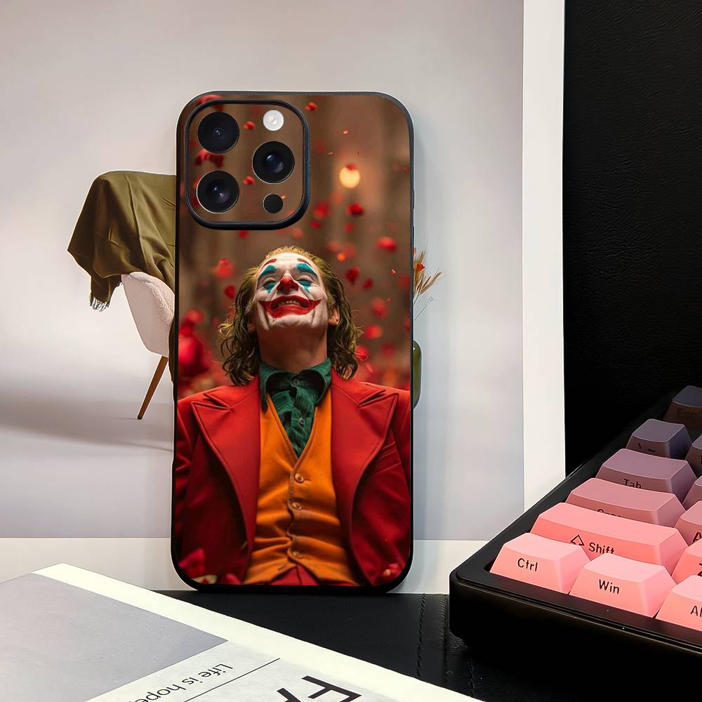 1PC Anime Joker Cool Phone Case For iPhone 16 15 14 13 12 17 PRO MAX PLUS Mini TPU Soft To Skin-friendly Case