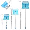 Pool Skimmers Net Swimming Pool Leaf Cleaning Net Fine Mesh Rake Net Aluminum