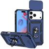 Applicable To iPhone17ProMax Mobile Phone Case Military Window Push Apple 16Pro Bracket 15 Anti-drop 14 Protective Case