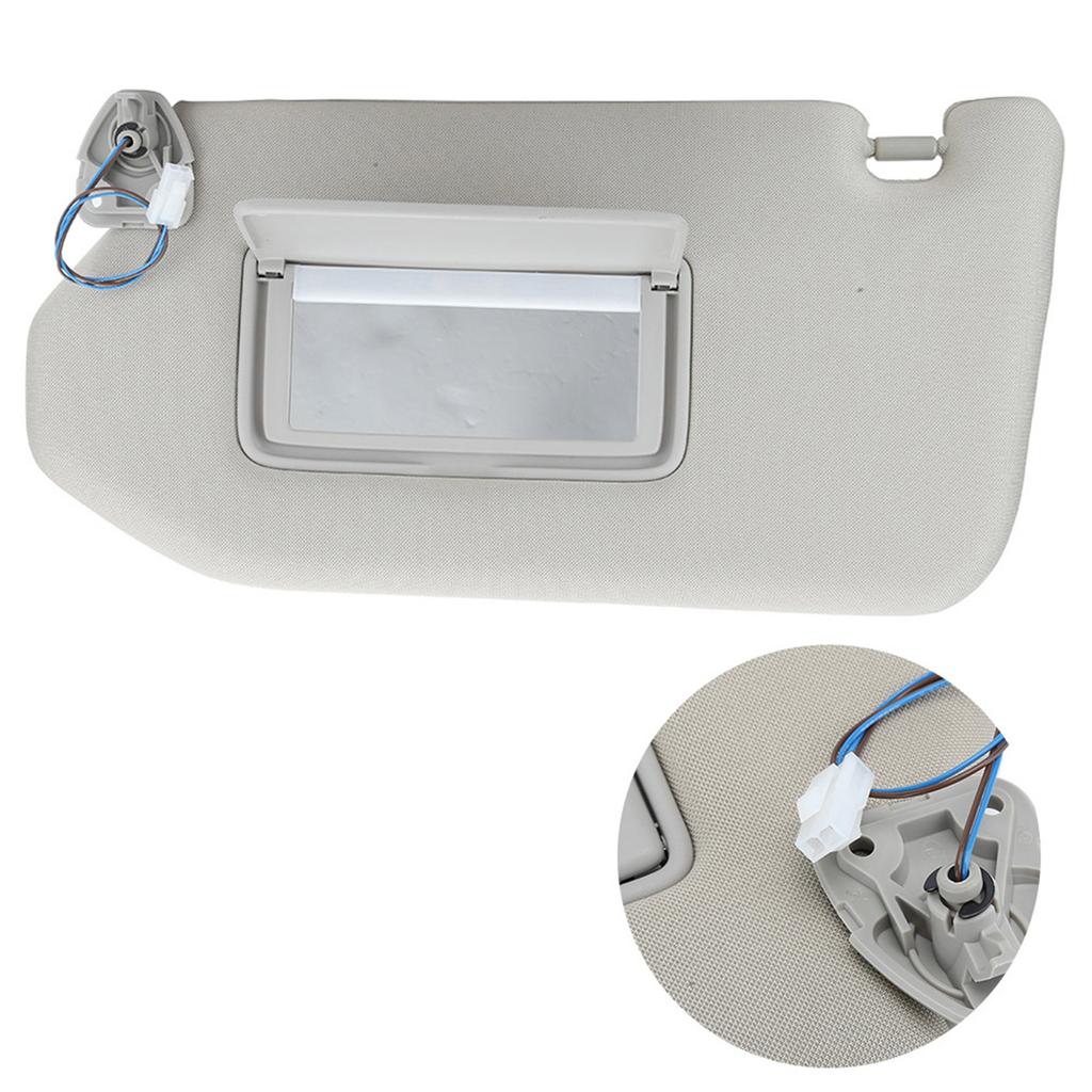 Left Driver Side Sun Visor with Lamp Gray 96401?9PB0A Fit for Infiniti QX60 JX35
