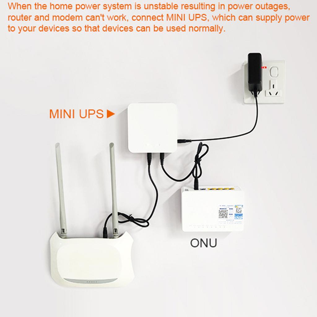 13200mah UPS Power Supply Computer Uninterruptible Power Supply Protector 5V 9V 12V 19V USB Multiple Output for Camera