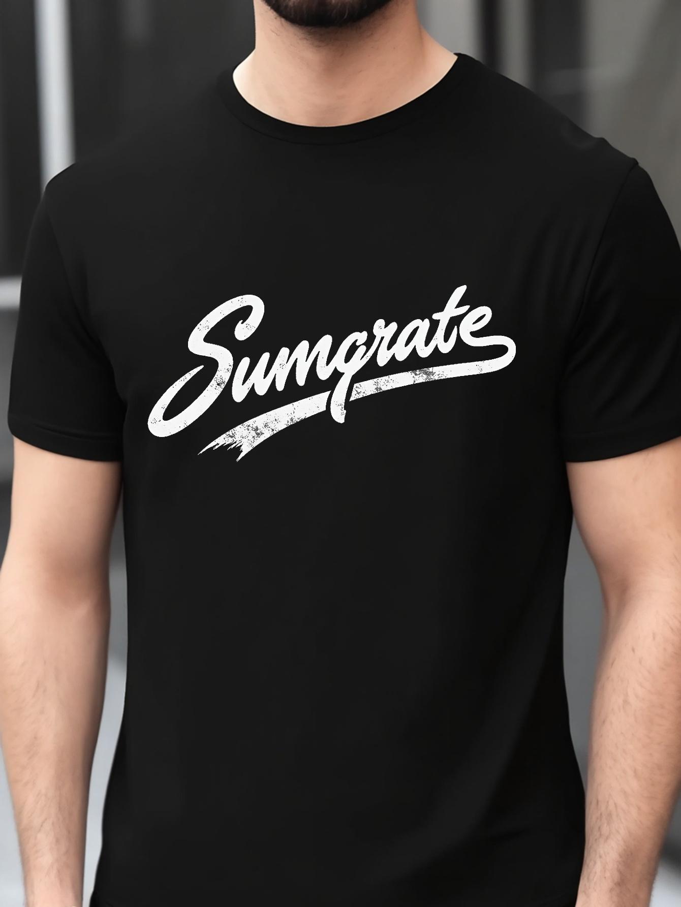

Black T-shirt - Soft Breathable Cotton Blend Tee with Stretch Comfort Fit for Gym L