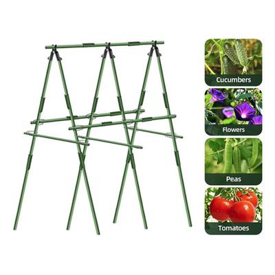 Yousheng Metal Garden Trellis for Climbing Plants A-Frame Grape Trellis with Non-Slip Texture Outdoor Plant Support Trellis