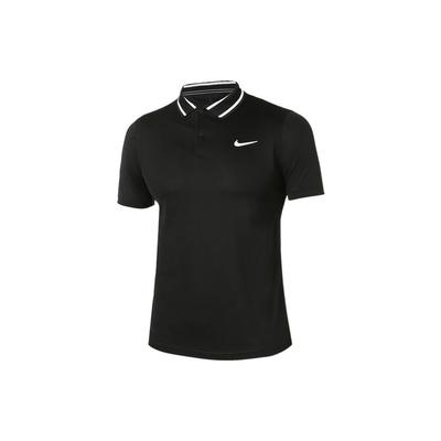 Polo à Manches Courtes Décontracté Sportif avec Imprimé Logo Homme Tops Noir CW6848-010